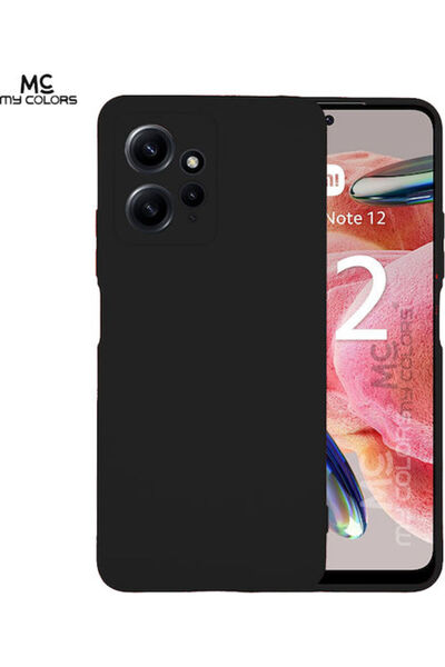 Other Σονίκ Πίσω Κάλυμμα Σιλικόνης Μαύρο (Redmi Note 12 4G)