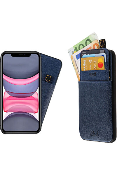 Other Idol 1991 Αντι-RFID Πορτοφόλι Δερμάτινο Μπλε (iPhone 11) Κωδικός: 8349782