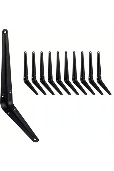 Choice 10PCS 6x8inch 10PCS Shelf L-Brackets 8 Inch Floating Shelf Bracket Hea...