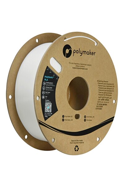 Polymaker PolySonic PLA 1.75mm White (Alb) 1kg