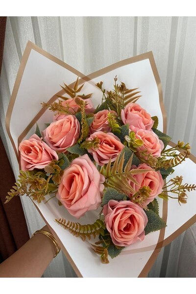 Monarch Art Endless Love Series: Powder Elegance |   Classic Rose Bouquet & Gift