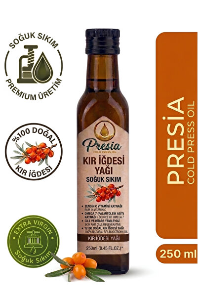 PRESİA COLD PRESS OİL Presia %100 Saf Kır İğdesi Yağı Soğuk Sıkım (Cold Press...