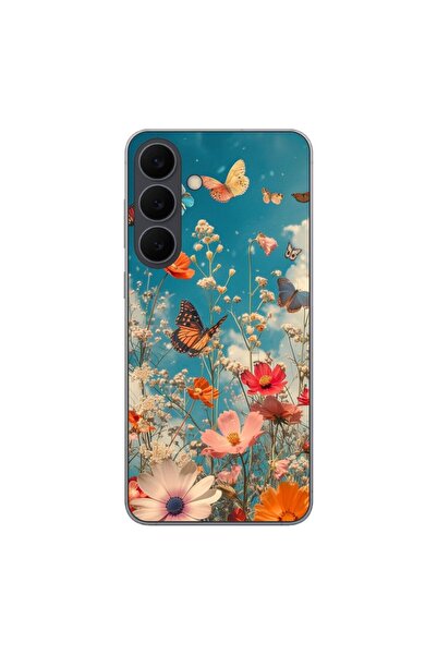 OEM Husa compatibila cu Samsung Galaxy S25 FE Silicon Gel Tpu Model Flori si ...