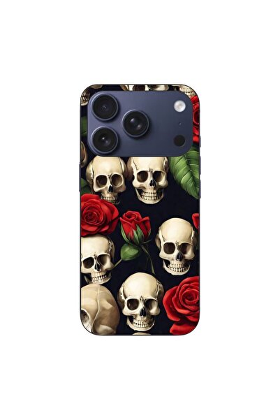 OEM Husa compatibila cu Apple iPhone 17 Pro Silicon Gel Tpu Model Skulls and ...