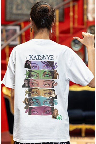 SEVBANO Katseye Kpop muzička grupa, unisex majica sa leđnim printom, veće vel...
