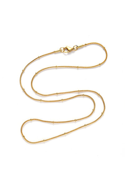 OEM 18K gold plated ball chain necklace