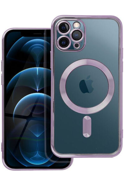 OEM Electro Mag Κάλυμμα Πλάτης Σιλικόνης Μωβ (iPhone 11 Pro)