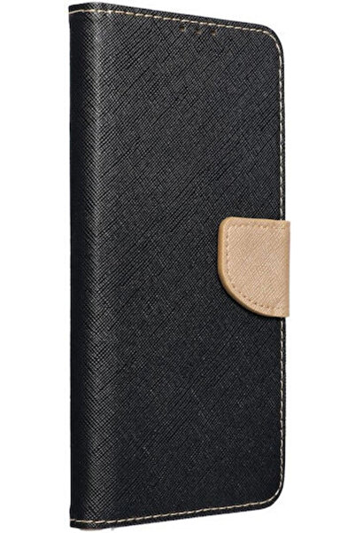 OEM Wallet Silicone / Leather Black (SAMSUNG A55)