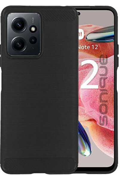 Other Θήκη Σιλικόνης Sonique Carbon Brushed Xiaomi Redmi Note 12 4G Μαύρο, Πί...