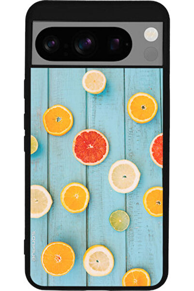 Other Σειρά Φρούτων Sonique Θήκη Κινητού Τηλεφώνου Google Pixel 8 Pro 5G Γκρέ...