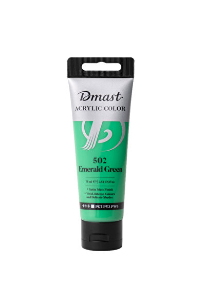 DMAST CULORI ACRILICE PROFESIONALE 75ML VERDE SMARALD 502 DE LA PEBEO