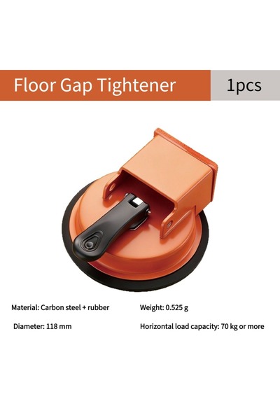 Choice ORANGE RED Floor Gap Repair Suction Cup Tool Thick Pad Laminate Wood F...