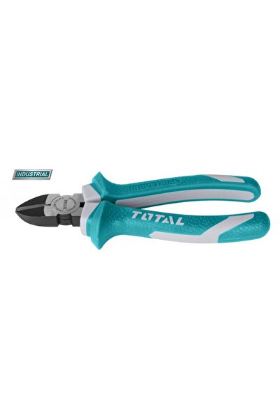 TOTAL Cutting pliers - 7"/180mm - Cr-V (INDUSTRIAL)