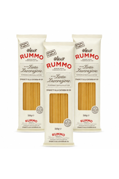 Rummo Set de 3 x Spaghetti alla Chitarra Nr. 104 Pastă, 500 g, Metodă de prep...