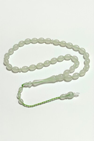 ZERO LAND Gldisptm Phosphor Plastic Prayer Beads 8X11 (170718) Mm-Phosphor Green