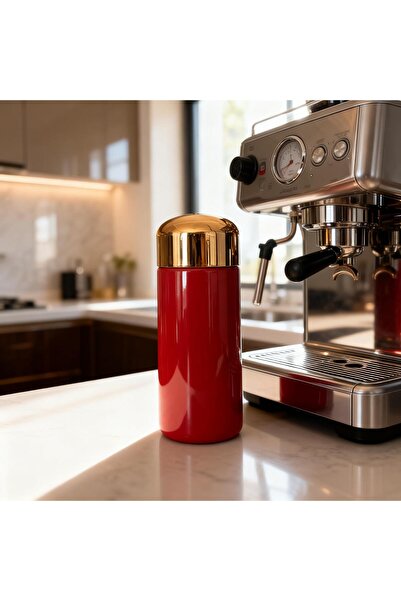 STO Small coffee thermos, Slim model, 150ml red