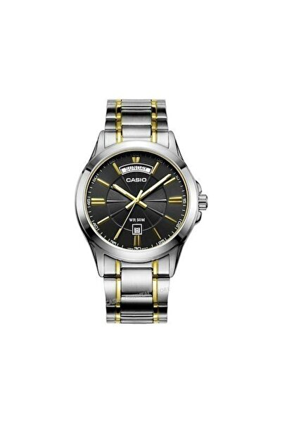 Casio Ρολόι Μπαταρίας με Ασημί Μεταλλικό Μπρασελέ MTP-1381G-1A
