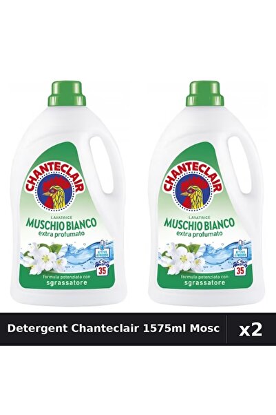 Chanteclair Pachet 2 Detergent Lichid Rufe 1575ml 35 Spalari - Mosc Alb