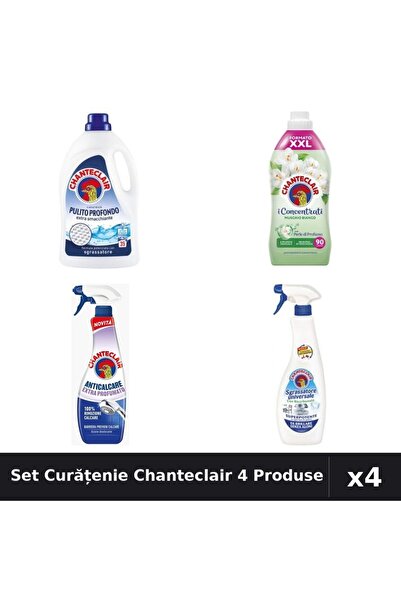 Chanteclair Set 4 Detergent și Degresant - Rufe, Bucătărie - 1575ml, 1800ml, ...