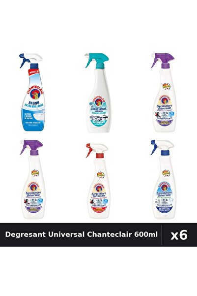 Chanteclair Set 6 Degresant Universal 600ml - Lavanda, Marsilia, Mosc Alb, Bi...