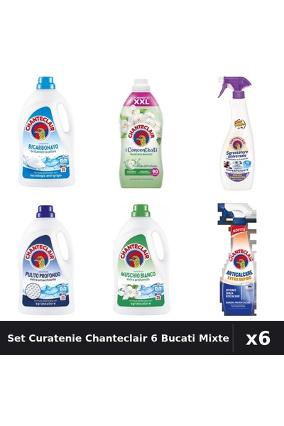 Chanteclair Set 6 Detergent și Degresant - 1575ml, 1800ml, 625ml - Bicarbonat...