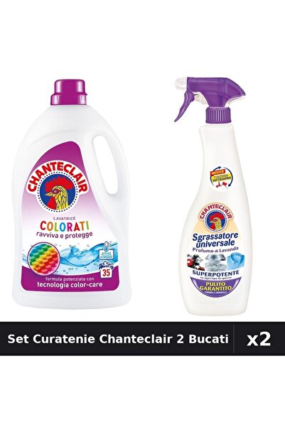 Chanteclair Set 2 Curatenie - Detergent Lichid 1575ml + Degresant 600ml