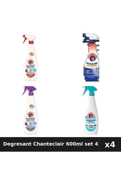 Chanteclair Set 4 Degresant Universal 600ml - Marsilia, Lavanda, Anti-Miros, ...