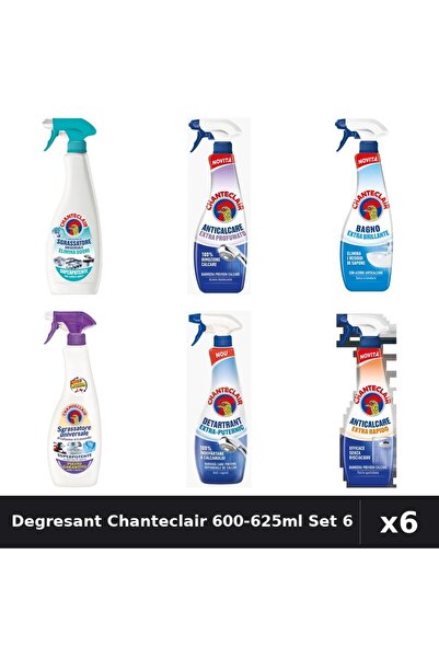 Chanteclair Set 6 Degresant Universal 600-625ml - Anti-Miros, Lavanda, Antica...