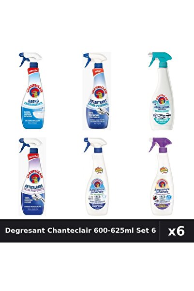 Chanteclair Set 6 Degresant Universal 600-625ml - Lavanda, Bicarbonat, Anti-M...