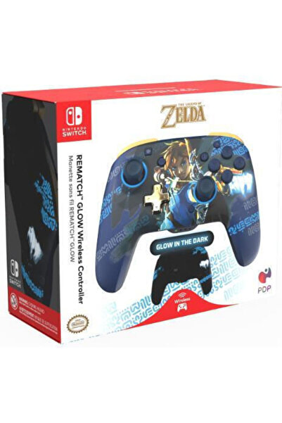 Pdp Ασύρματο χειριστήριο Rematch για Switch Link Hero που φωσφορίζει στο σκοτάδι