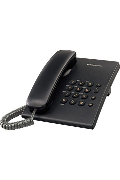 PANASONIC KX-TS500 Ενσύρματο Τηλέφωνο Γραφείου Μαύρο KX-TS500EXB