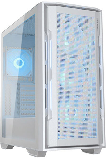 Cougar Uniface RGB Gaming Midi Tower Θήκη Υπολογιστή με Πλαϊνό Παράθυρο Λευκό