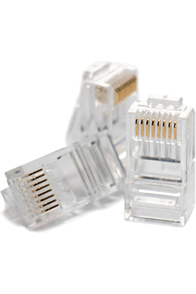 Hikvision DS-1M02 Βύσμα RJ-45 αρσενικό 100 τεμάχια Διαφανές