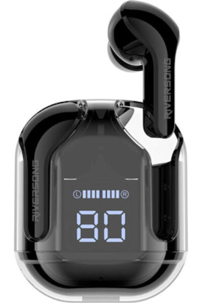 RİVERSONG Airfly M2 Ενδοωτικά Ακουστικά Bluetooth Handsfree με Θήκη Φόρτισης ...