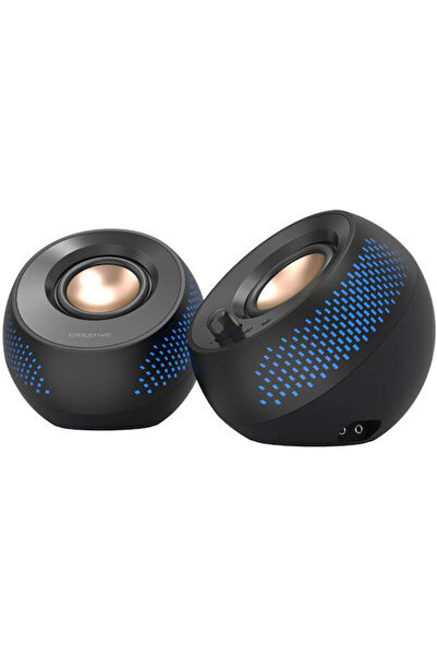 Creative Company Creative Pebble X 2.0 Ηχεία με RGB και Bluetooth 30W Μαύρο