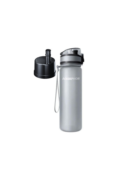 Beta Shoes Μπουκάλι Νερού με Φίλτρο Aquaphor City Bottle 500ml (Grey) [κωδ.581]