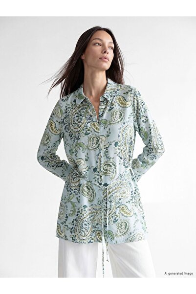 LC Waikiki LCW EVERYDAY Çiçekli Kadın Gömlek Tunik
