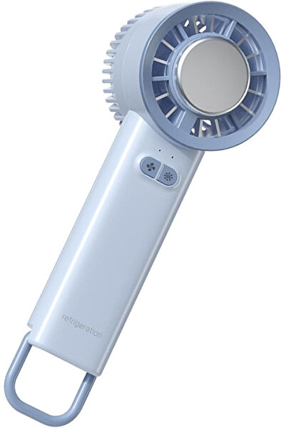 FOXMAG24 Ventilator portabil de mână cu funcție de răcire, reîncărcabil prin ...