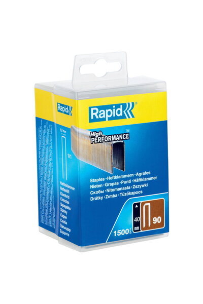 Rapid 5000127, set de 1500 de capse tip coroana No. 90, 40 mm