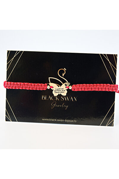 BLACK SWAN Bijoux Bratara snur si fluture din aur 14K - 'In spatele unui copi...
