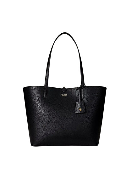Ralph Lauren Γυναικεία Τσάντα Διπλής Όψεως Μαύρη 431795329073-BLACK