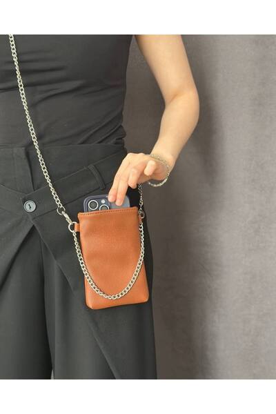 Nues Zv Women's Phone Bag / Shoulder Bag (Brown)