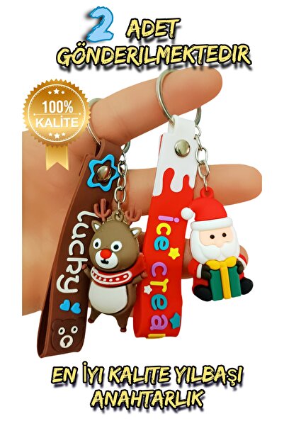 Pix Art On Christmas Themed Keychain 2 Pieces Will Be Sent