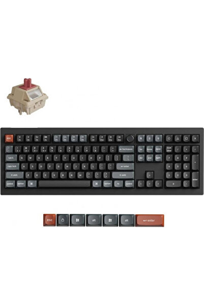 Keychron V6 Ultra 8K V6U-D1 Ασύρματο Μηχανικό Πληκτρολόγιο Gaming με διακόπτε...