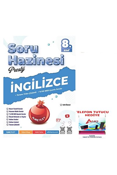 Nartest Yayınları 2026-2027 Müfredat 8 Sınıf İngilizce Prestij Serisi Soru Ha...