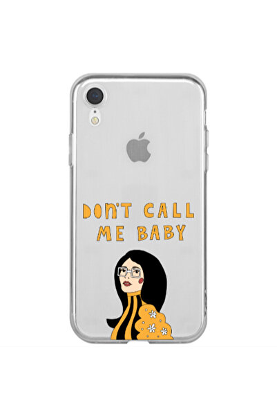 Other Apple iPhone Xr Call me baby Transparent Silicone TPU Θήκη