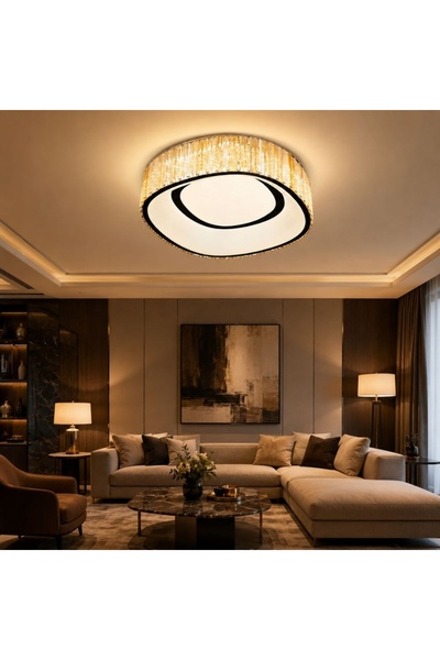Gloriana Applied LED crystal chandelier 144W (72W+72W), remote control, A6008...