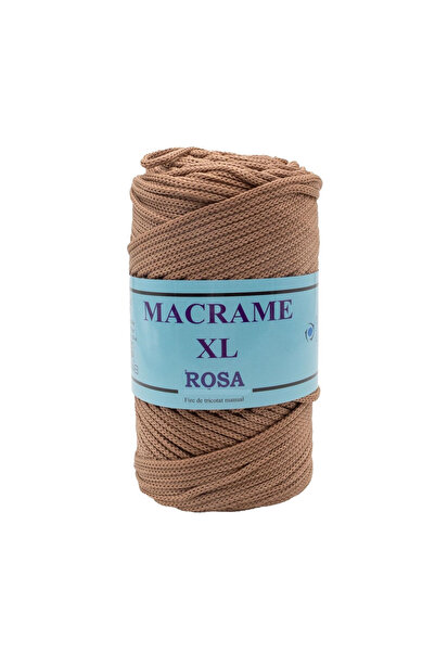 Pin Trade SRL Spool of pre-knitted thread Macrame XL Rosa 38, 100% polypropyl...