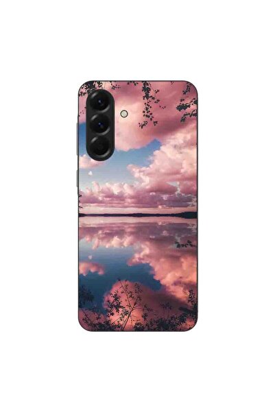OEM Θήκη συμβατή με Samsung Galaxy A36 Σιλικόνης Gel TPU Μοντέλο Ροζ Σύννεφα