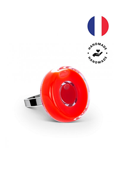Pylones Glass Ring - Duo - Mini Milk